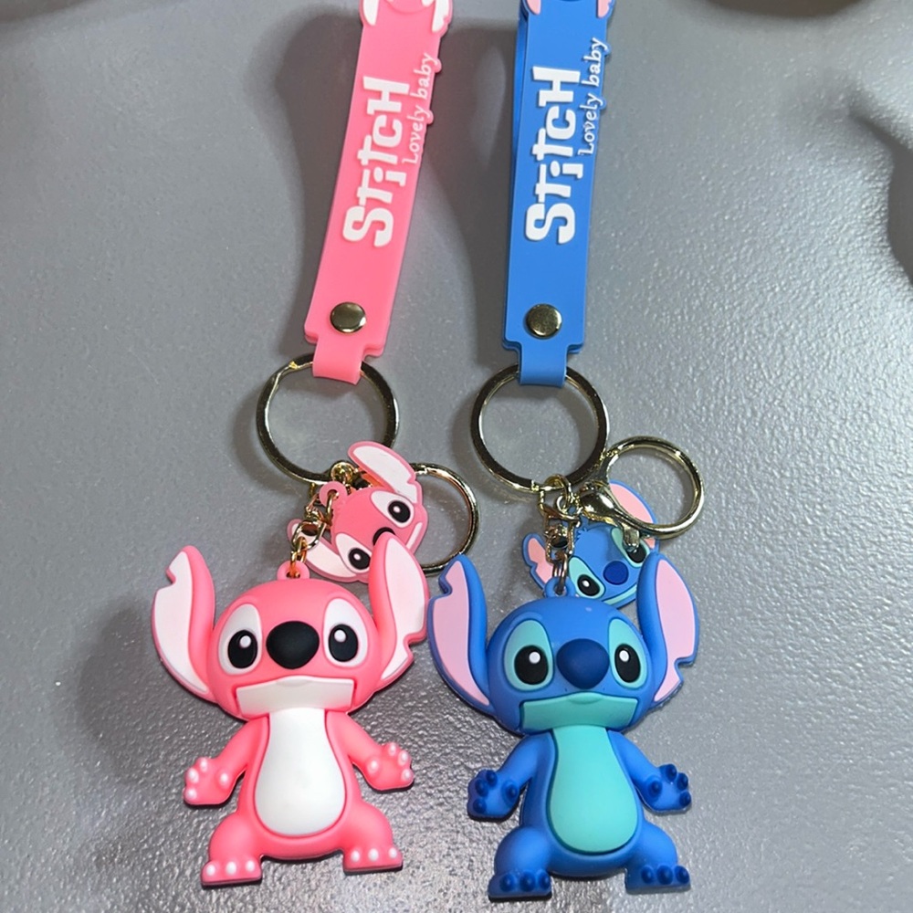 Stitch keychains/bag charms
